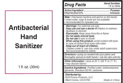 Image Of Label (Antibacterial Hand Sanitizer 2 Size Of 30 60 mL 62)